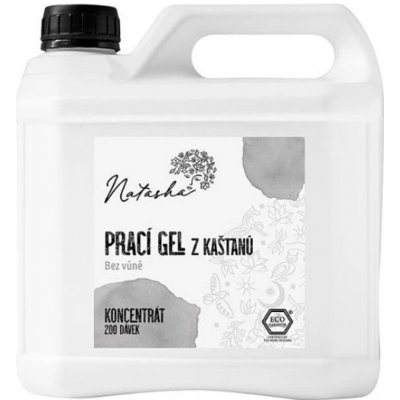 Natasha Prací gel z kaštanů bez vůně koncentrát 3 l – Hledejceny.cz