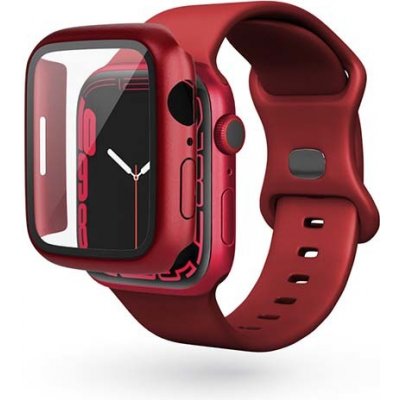 Epico Glass Case Apple Watch Series 7/8/9 45mm červené 63410151400001 – Zboží Mobilmania