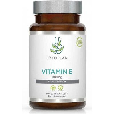 Cytoplan Vitamín E 100 mg, 60 vegan kapslí