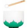 Ostatní perkuse Sela 8" Crystal Singing Bowl Lotus 432 Hz F - Green Heart Chakra incl. 1 Wood Mallet Zpívající miska 8" Heart Chakra