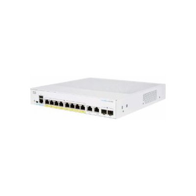 Cisco CBS250-8P-E-2G Cisco switch CBS250-8P-E-2G, 8xGbE RJ45, 2xRJ45/SFP combo, fanless, PoE+, 67W – Zboží Mobilmania