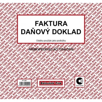 Baloušek Tisk PT200 Faktura, daňový doklad 2/3 A4