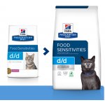 Hill's Prescription Diet d/d Alergie a péče o kůži pro kočky s kachnou 1,5 kg – Hledejceny.cz