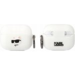 Karl Lagerfeld AirPods Pro cover Silicone Choupette Head 3D KLAPRUNCHH – Zboží Mobilmania