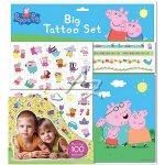Jiri Models Velký set s tetováním Prasátko Peppa – Zboží Dáma