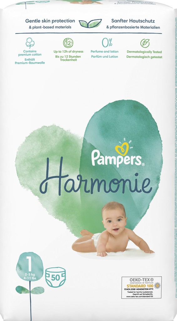 Pampers Harmonie 1 50 ks