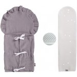 Kaarsgaren Sada zavinovačka mušelín a výplň 3D Šedá – Zboží Mobilmania