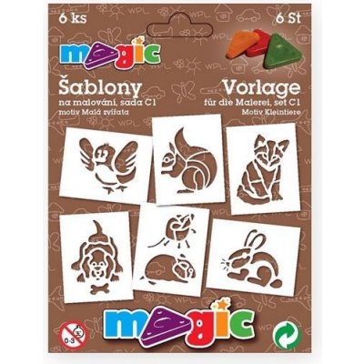 Papírové šablony MAGIC sada C1 Malá zvířata – Zbozi.Blesk.cz