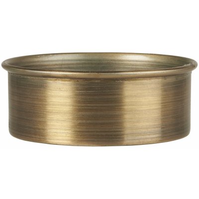 Ib Laursen Tácek pod svíčku Rustic Gold Ø 8,5 cm, zlatá barva, kov – Zboží Dáma