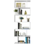 SONGMICS Designový regál 6 polic bílý – Zboží Dáma