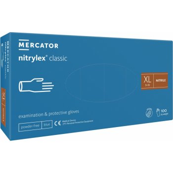 Mercator Medical Nitrylex Classic modré 100 ks