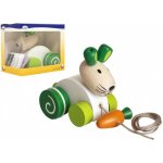 Detoa zajíček tahací s mrkví dřevo – Zboží Mobilmania