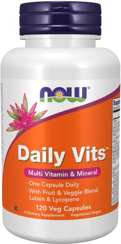 NOW Daily Vits Multivitamin 120 kapslí od 424 Kč - Heureka.cz