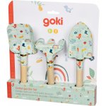 Goki Zahradní mini nástroje dětská 3D sada mátová – Zboží Dáma