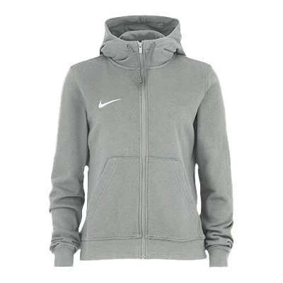 Nike Team Club Full-Zip French Terry Women šedá – Zboží Dáma