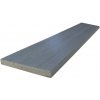 Příslušenství k plotu WPC dřevoplastová prkna na plot Dřevoplus Profi 15x138x4000 - Grey (šedá)