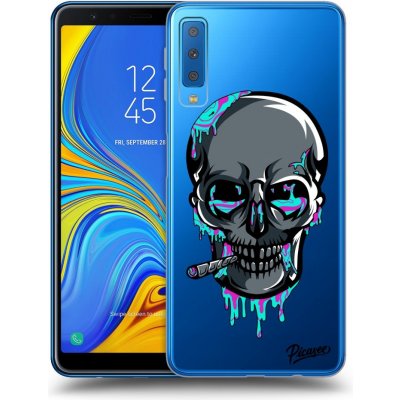 Pouzdro Picasee silikonové Samsung Galaxy A7 2018 A750F - EARTH - Lebka 3.0 čiré – Zbozi.Blesk.cz