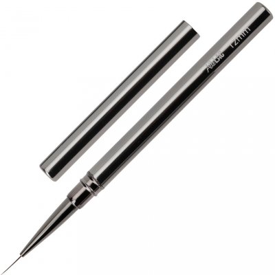 AlleLac Precízny zdobiaci štetec na nechty 12 mm metalový – Sleviste.cz