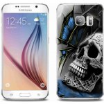 Pouzdro mmCase Gelové Samsung Galaxy S6 Edge - motýl a lebka – Zboží Mobilmania