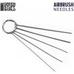 Green Stuff World Sada čistících drátků na trysky airbrush pistolí 5 ks – Sleviste.cz