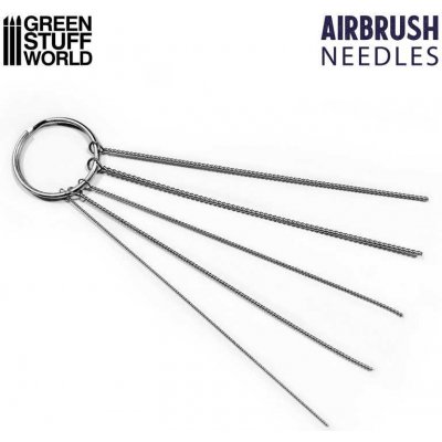 Green Stuff World Sada čistících drátků na trysky airbrush pistolí 5 ks – Sleviste.cz