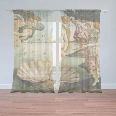 Sablio Záclony Zrození Venuše - Sandro Botticelli: 2ks 150x250cm – Hledejceny.cz