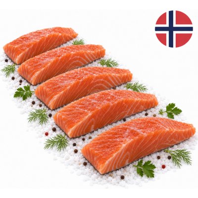 Boxxi Losos obecný 5 porcí s kůží bez kostí 750 g – Sleviste.cz