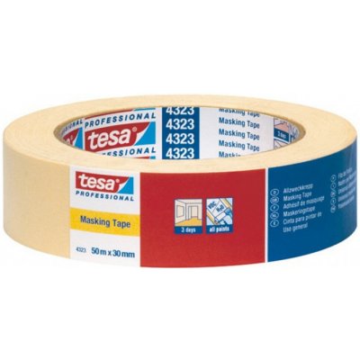 Tesa 4323 páska lepicí krepová maskovací 25 mm x 50 m – Zboží Mobilmania