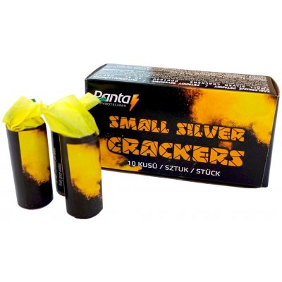 Petardy SMALL SILVER CRACKERS 10 ks – Zboží Dáma