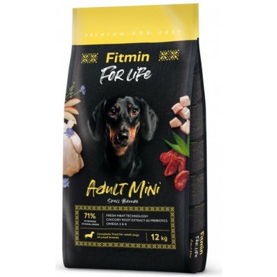 Fitmin For Life Fitmin dog For Life Adult Mini drůbeží, vepřové a hovězí pro malá plemena 12kg