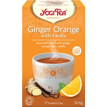 Yogi Tea Zázvor Pomeranč s vanilkou 17 x 1.8 g