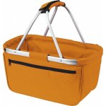Halfar Skládací nákupní s hliníkovým rámem a kapsou na zip Barva: Oranžová, Velikost: 45 x 25 x 25 cm – Zboží Mobilmania