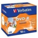 Verbatim DVD-R 4,7GB 16x, printable, jewel, 1ks (43521)