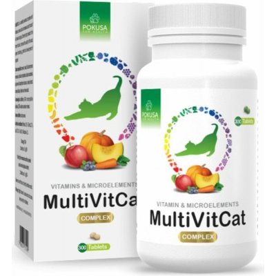 Pokusa GreenLine MultiVit Cat - 300 tablet – Hledejceny.cz