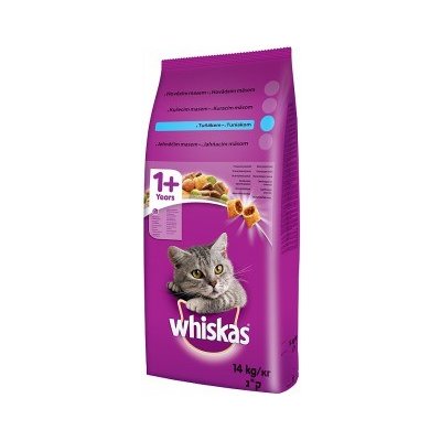 Granule pro kočky Whiskas Adult s tuňákem, 14 kg