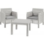 TOOMAX MATILDE 2 SEATER zahradní plastový set šedá – Zboží Dáma