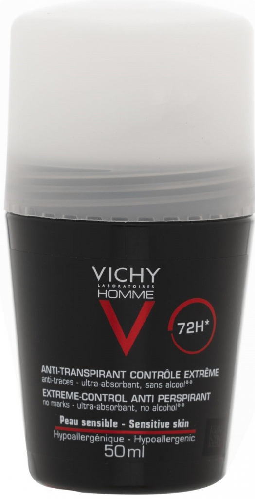 Vichy Homme Deo roll-on 72h 50 ml