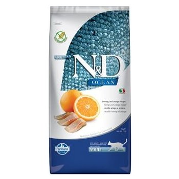 N&D OCEAN CAT GF Adult Herring & Orange 5 kg