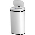 Juskys Automatický bezdotykový odpadkový koš 60 l – bílý – Hledejceny.cz