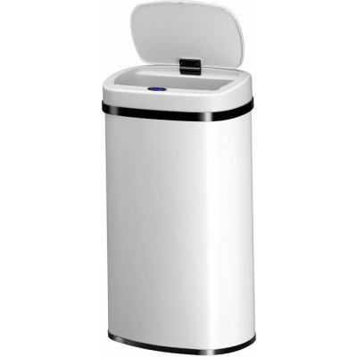 Juskys Automatický bezdotykový odpadkový koš 60 l – bílý – Hledejceny.cz