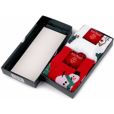 Emi Ross Prima-obchod Vánoční ponožky v dárkovém balení mix náhodný – Zboží Mobilmania