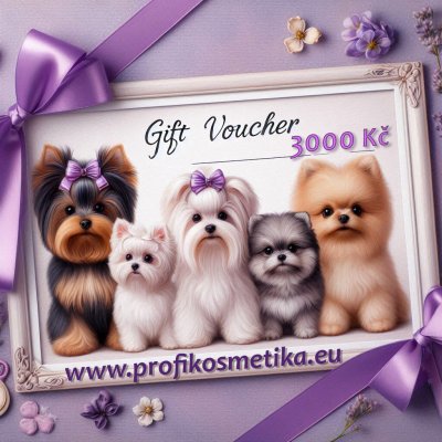 Dárkový poukaz 3000 Kč – Zboží Dáma