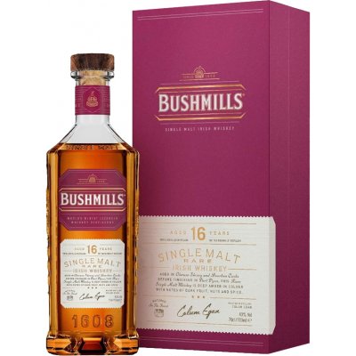 Bushmills Single Malt 16y 40% 0,7 l (tuba) – Zboží Mobilmania