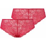 Esmara Dámské krajkové kalhotky 2 kusy červená – Zboží Mobilmania