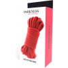 SM, BDSM, fetiš Darkness Red Cotton Rope 10 m