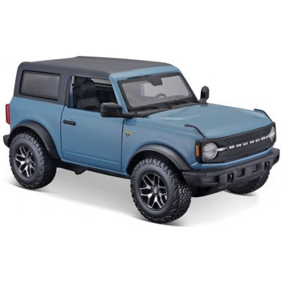 Maisto Bronco Kit Ford Badlands Modrý 1:24 – Zbozi.Blesk.cz