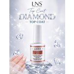 Lns Uv top coat Diamond bezvýpotkový hema Tpo free 15ml – Sleviste.cz