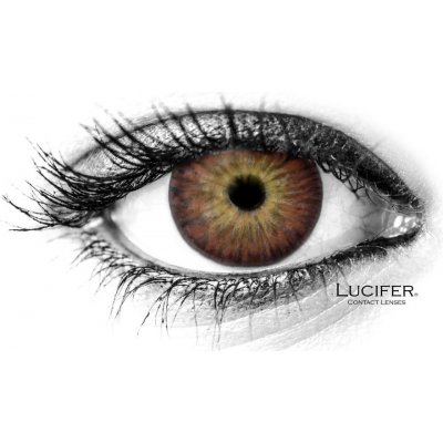 Lucifer Barevné čočky - nedioptrické - Amazon Brown 2 čočky – Hledejceny.cz