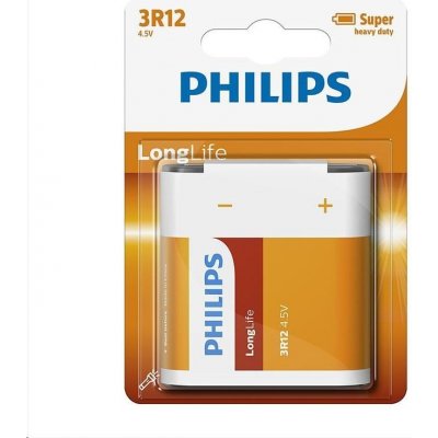 Philips LongLife 4,5V 1ks 3R12L1B/10 – Zboží Mobilmania