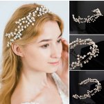 Naishide Jewelry Čelenka do vlasů s bílými květy – Sleviste.cz